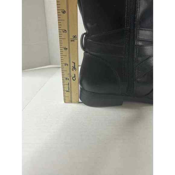 Arizona Black knee High Boots Low Heel Women Size 4M - Picture 13 of 13
